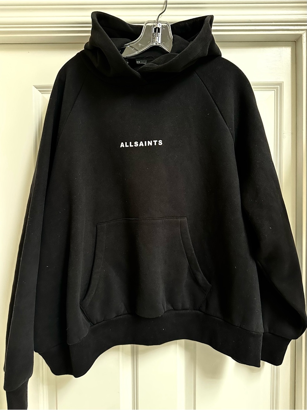 AllSaints Black Logo Hoodie